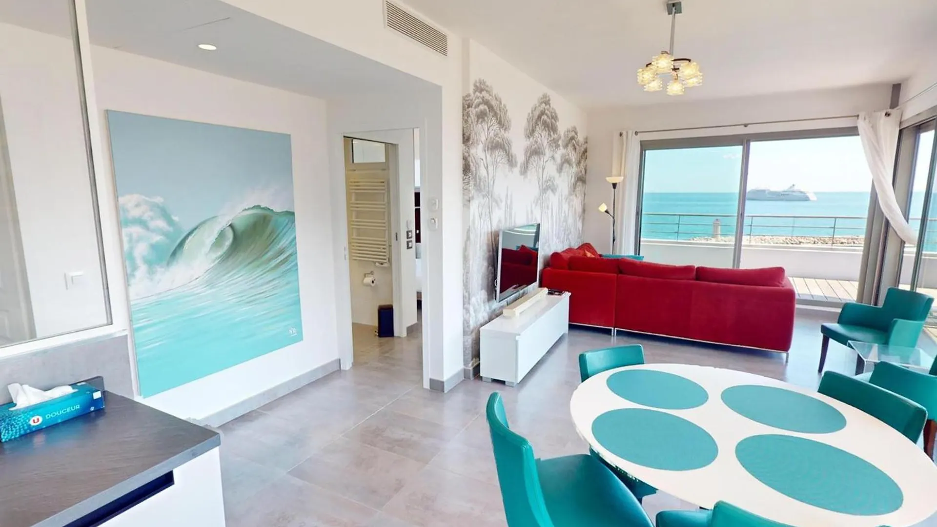 Apartment Magnifique 3P Face Mer Avec Terrasse De 46M² Et Parking Prive - Fr-1-196-250 Menton France